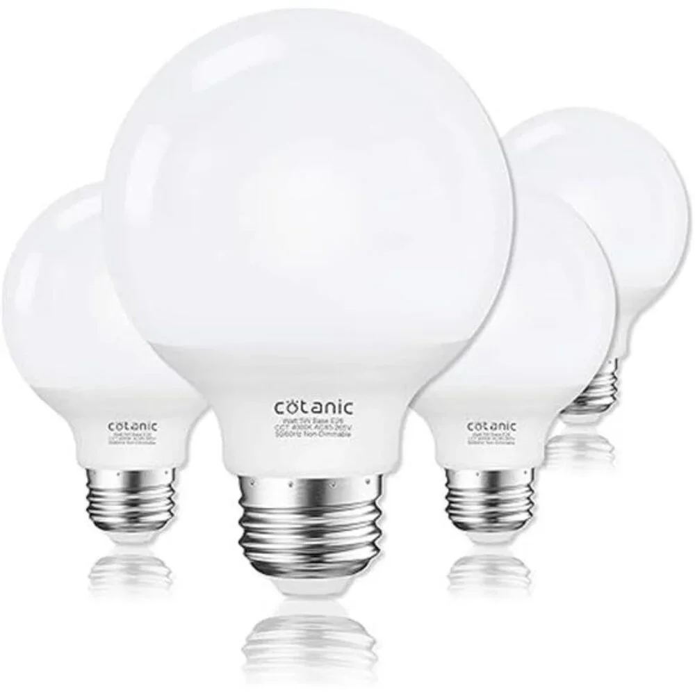 G25 LED Globe Light Bulbs, 5W Vanity Light Bulb (60W Equivalent),Daylight 4000K